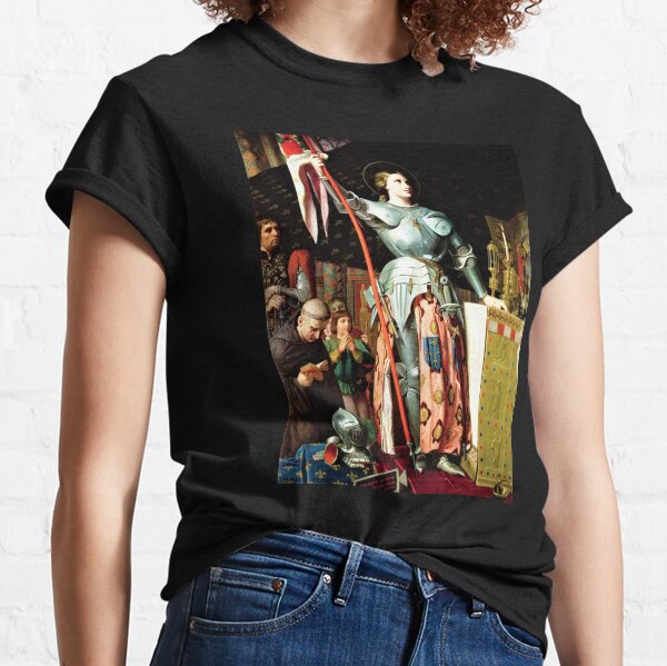 Joan of Arc, Jeanne d’Arc, The Maid of Orléans, 1854 Painting Classic T-Shirt
