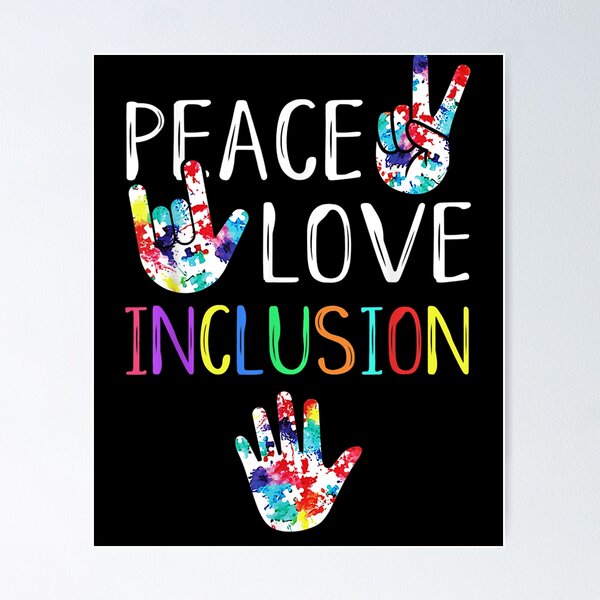 Item preview, Peace Love Inclusion Sped Squad Special Ed Teacher Gift  designed and sold by rheatrudie.