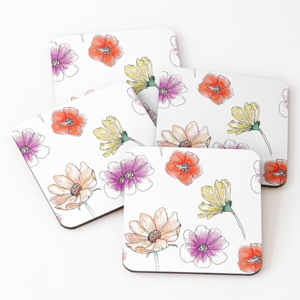 Artikelvorschau, Hand gezeichnetes Blumenmuster entworfen und verkauft von MicDoesThings.