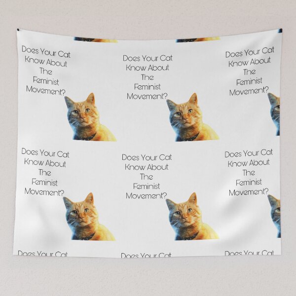 Item preview, Does Your Cat Know About The Feminist Movement designed and sold by Yeewen88.