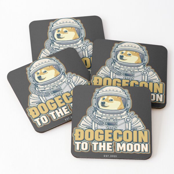 Item preview, DOGE COIN TO THE MOON ETS.2021,  Astronaut Short-Sleeve Unisex T-Shirt designed and sold by chanat3659.