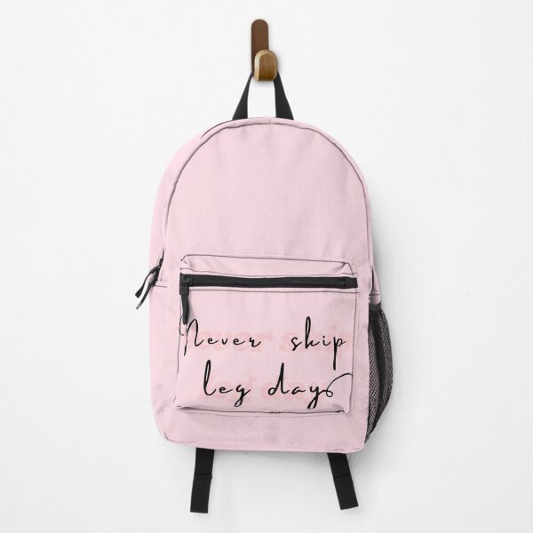 Item preview, Copy of Never skip leg day pink. Fitness freak quotes designed and sold by soniaaseguin.