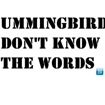 Artwork thumbnail, Humming Birds by News Biscuit