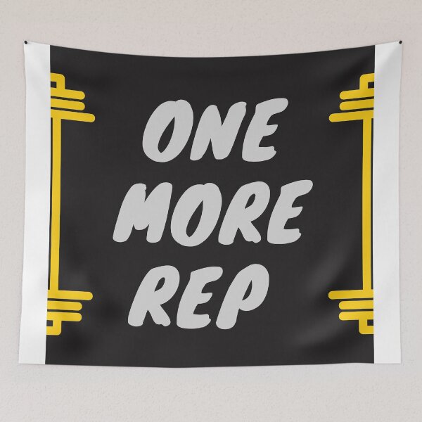 Item preview, Gym Quote - On More Rep designed and sold by MotivationFlow.