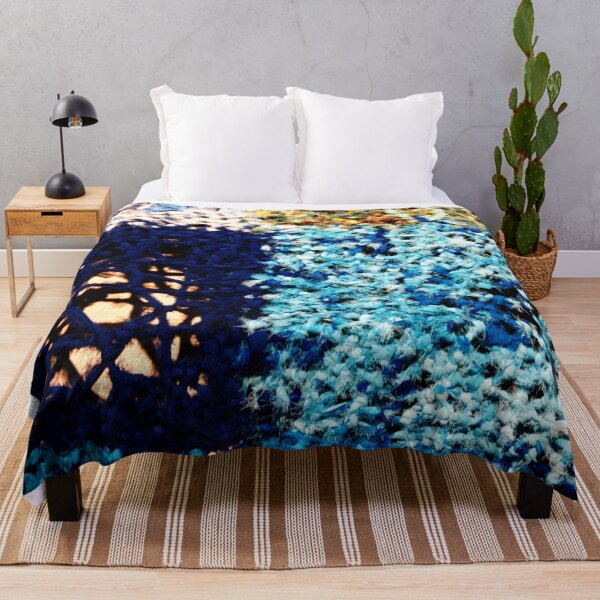 Item preview, Colorful string or wool art pattern arranged in square shapes designed and sold by Artsy Boulevard.
