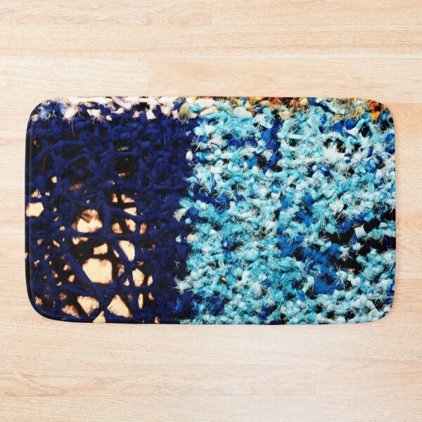 Item preview, Colorful string or wool art pattern arranged in square shapes designed and sold by Artsy Boulevard.