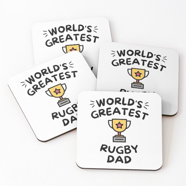Item preview, World's greatest rugby dad designed and sold by TheGreenGoat.