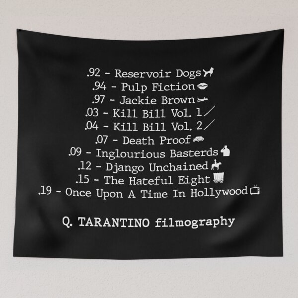 Item preview, Tarantino filmography designed and sold by Benjart01.