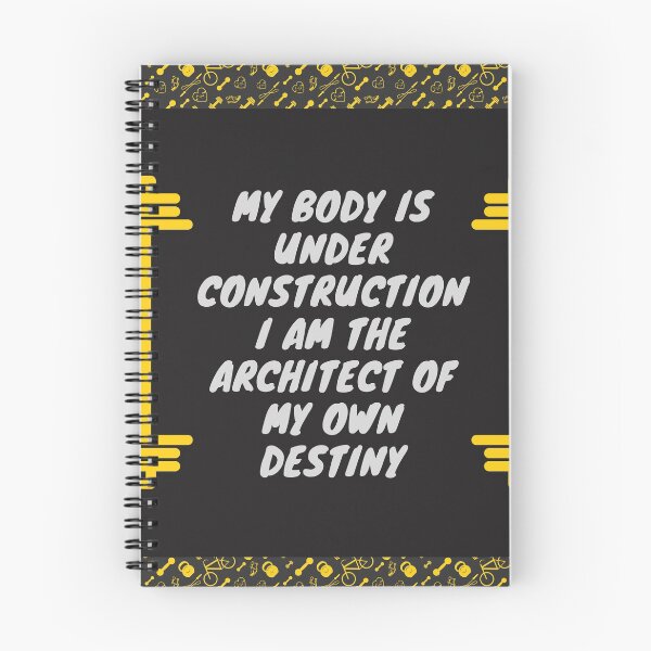 Item preview, Gym & Fitness Quote - Architect Of Your Own Destiny designed and sold by MotivationFlow.