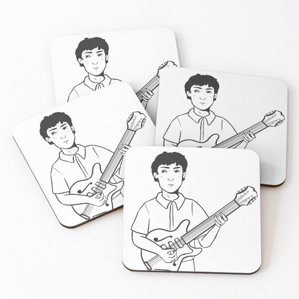Item preview, 60s style Beatnik guitarist  designed and sold by Hannahgreenarts.