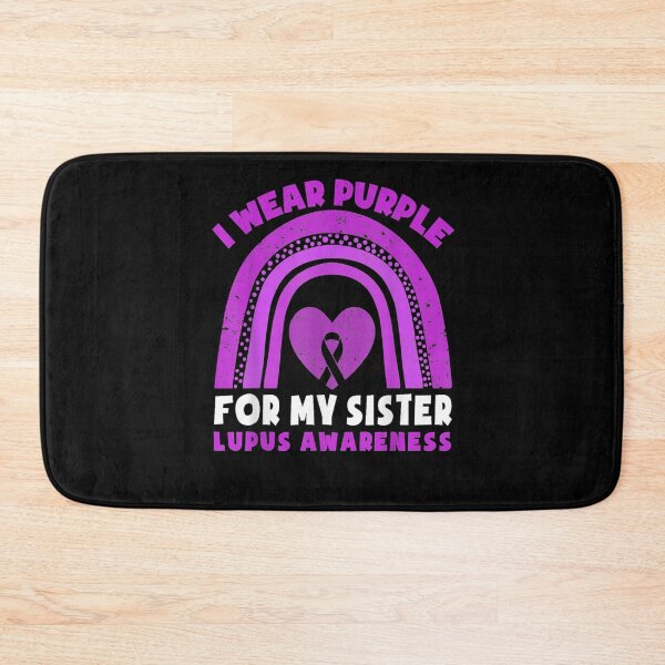 Item preview, I Wear Purple For My Sister Lupus Awareness Day Rainbow Gift  designed and sold by rubysheila.