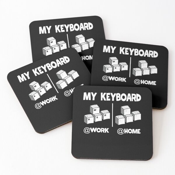 Item preview, My Keyboard At Work At Home Funny WASD Gaming Gift designed and sold by Stronzi.