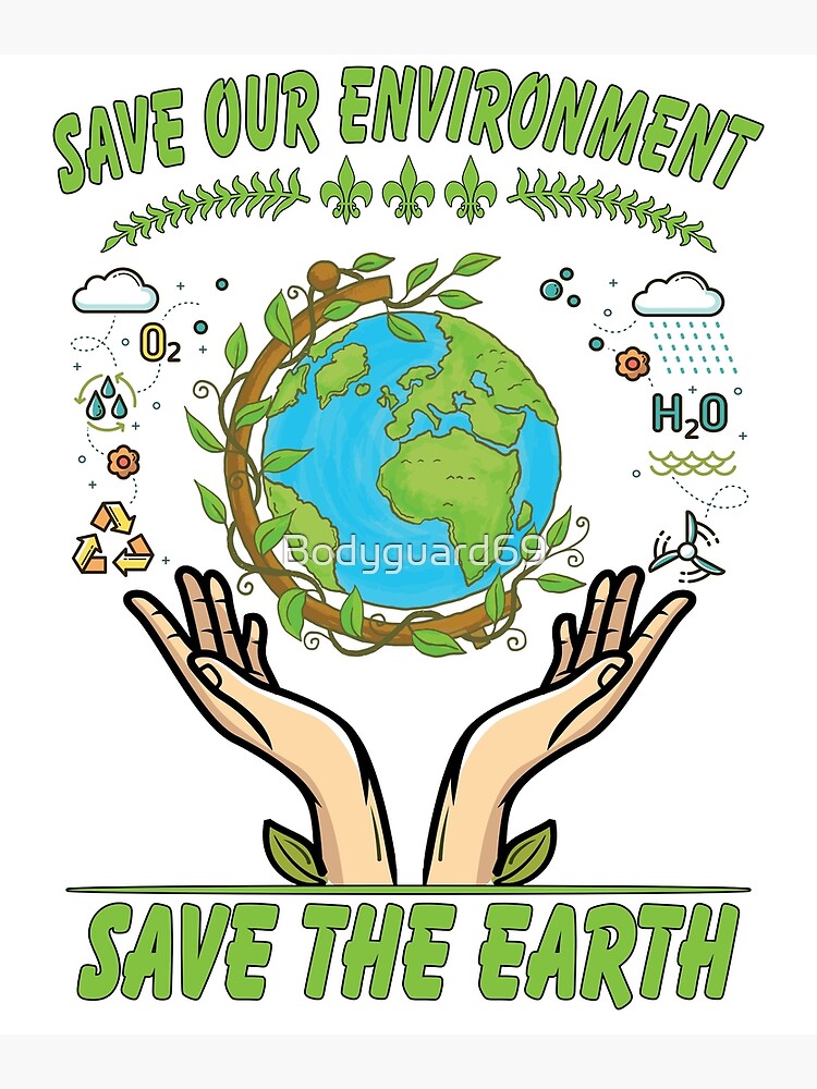 How to draw world environment day poster save nature drawing easy – Artofit