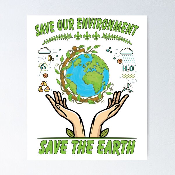 Save Earth Essay in 100-200 Words, Check Save Earth Poster