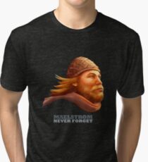 Maelstrom - Never Forget - Viking Tri-blend T-Shirt