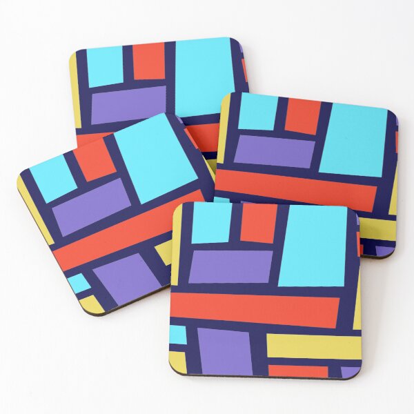 Item preview, Colorful Masonry Grid Layouts with Irregular Bricks Shapes designed and sold by TheWalnut.