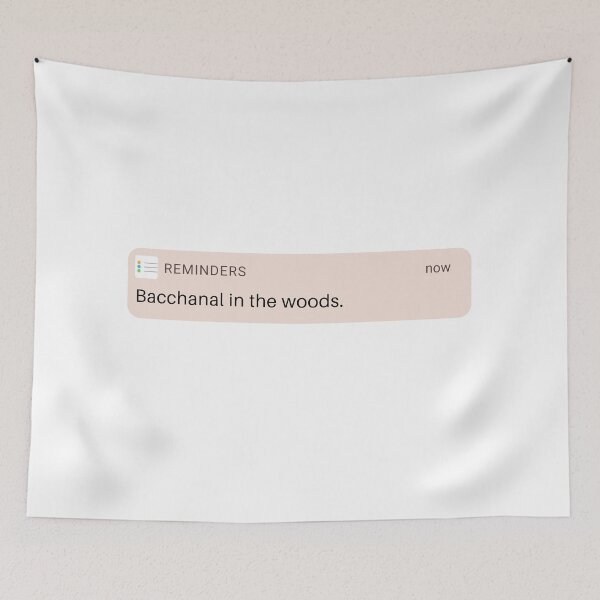 Item preview, bacchanal in the woods reminder designed and sold by Alter-Idem.
