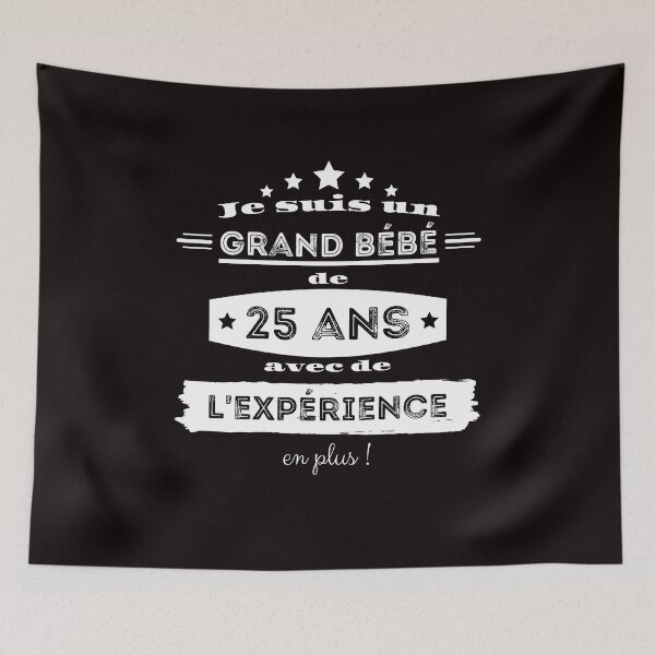 Item preview, 25 years old baby birthday humor experience designed and sold by Ydurand.