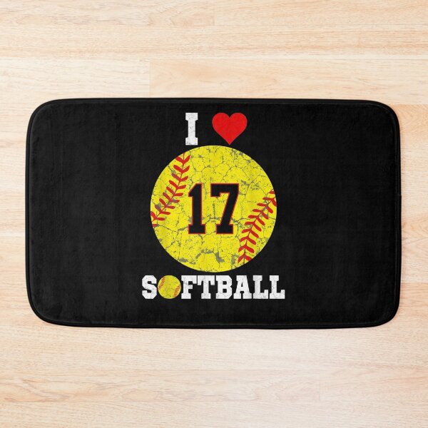 Item preview, Softball Number 17 Softball Lover Gift Vintage Retro  designed and sold by rubysheila.