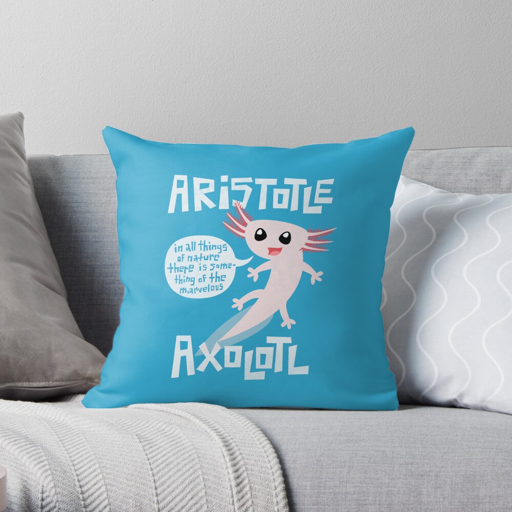 axolotl pillow pet