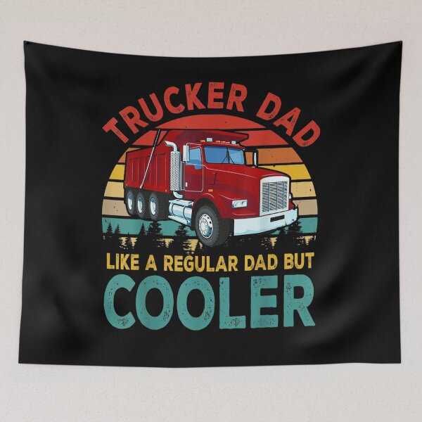 Item preview, Vintage Retro Trucker Dad Happy Father's Day Proud Dad Gift  designed and sold by rubysheila.