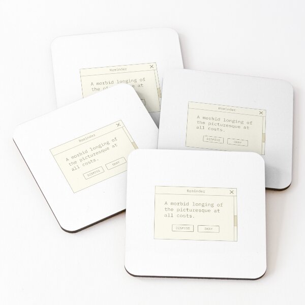 Item preview, a morbid longing for the picturesque at all costs reminder designed and sold by Alter-Idem.