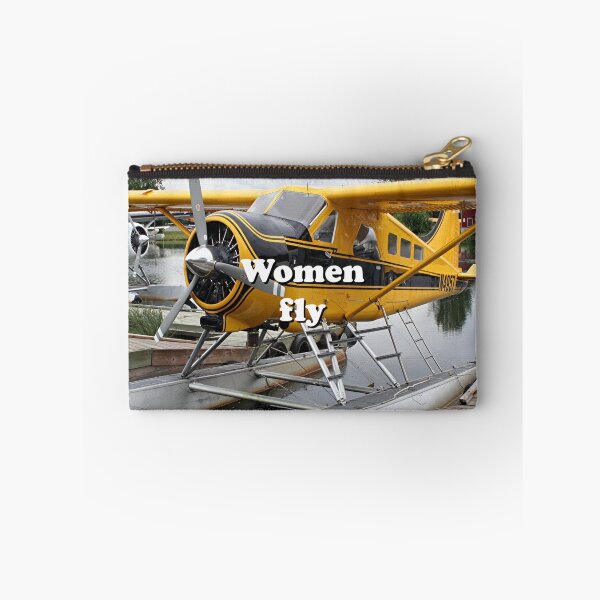 Item preview, Women fly: float plane, Lake Hood, Alaska designed and sold by FranWest.