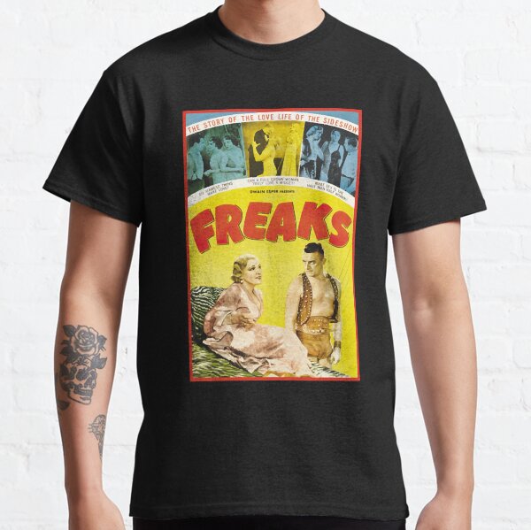 Men's Ladies T SHIRT cult movie 30s film Tod Browning FREAKS inappropriate 