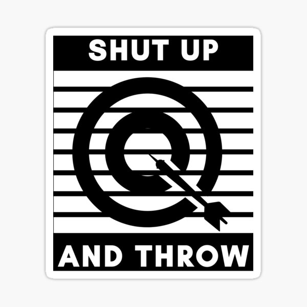 Item preview, Darts: Shut up and throw designed and sold by TheGreenGoat.
