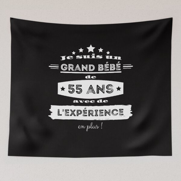 Item preview, 55 years old baby birthday humor experience designed and sold by Ydurand.