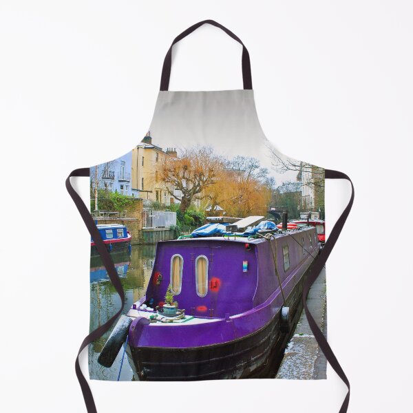Item preview, Narrow Boats Regent's Canal Camden London designed and sold by AndyEvansPhotos.