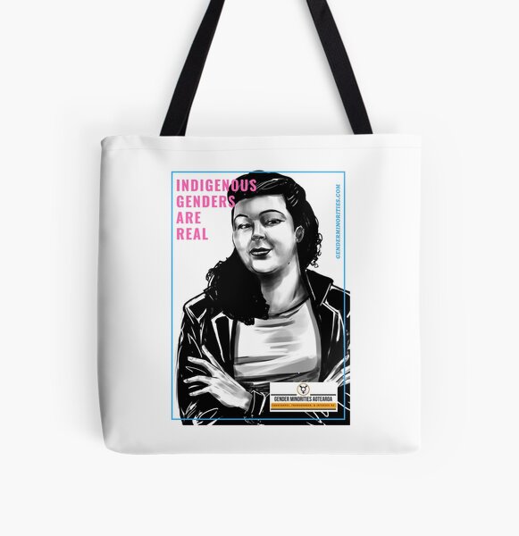 Indigenous Genders Are Real All Over Print Tote Bag