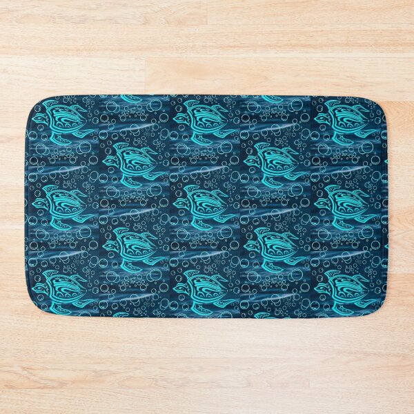 Item preview, Ocean Blue Tribal Hawaiian Sea Turtle designed and sold by WoodburyLake.