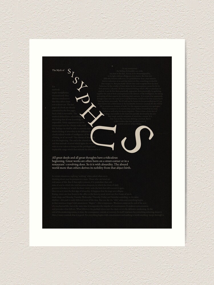 Nausea by Jean Paul Sartre Poster by flickculture