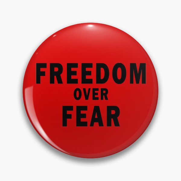 Item preview, Freedom Over Fear, Liberties designed and sold by ArtOfRebellion.