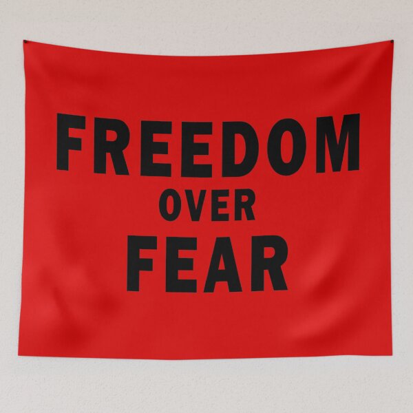 Item preview, Freedom Over Fear, Liberties designed and sold by ArtOfRebellion.