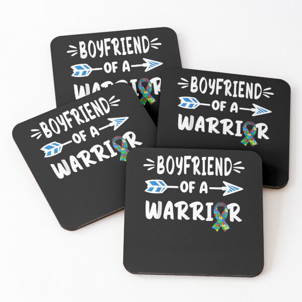 Item preview, Brave Warrior I Boyfriend I Autism Awareness I Puzzle Ribbon Gift  designed and sold by lindafrances.