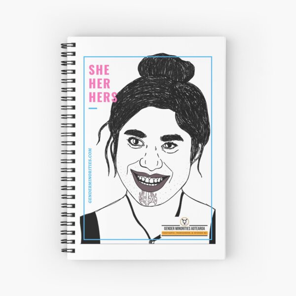 She Her Hers Spiral Notebook