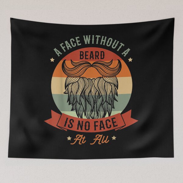 Item preview, A Face Without A Beard Is No Face At All Bearded Men Beard Gift  designed and sold by lindafrances.