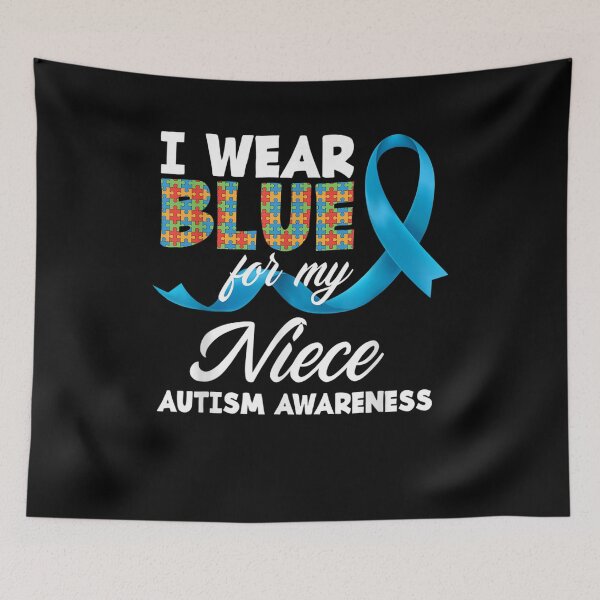 Item preview, I Wear Blue For My Niece Autism Aunt Uncle Autism Awareness Gift  designed and sold by lindafrances.