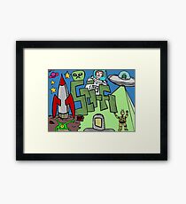 Science fiction Framed Print