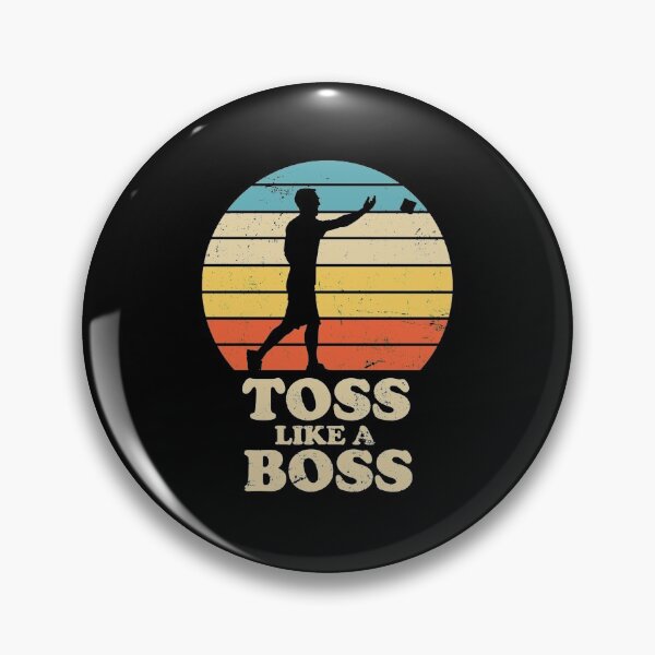 Item preview, Vintage Toss Like A Boss Retro Style Cornhole designed and sold by Nikolanek.