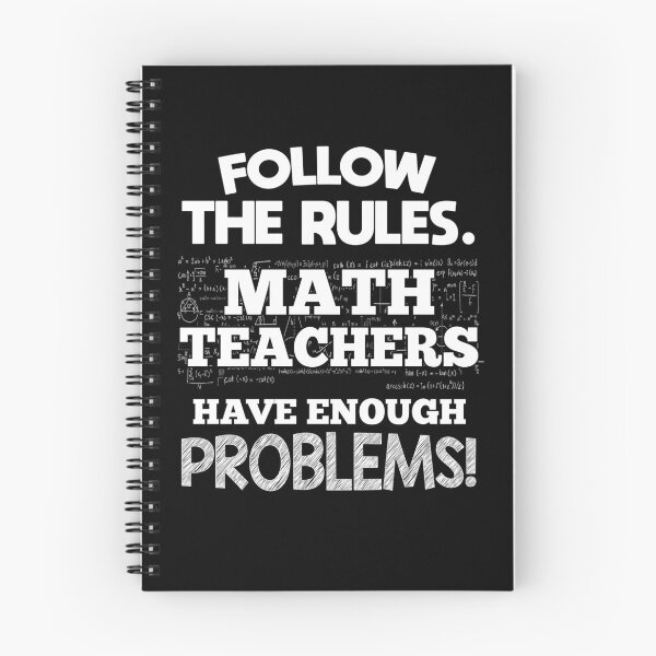Item preview, Follow the Rules. Math Teachers Have Enough Problems! designed and sold by Miss Kinder Classroom.