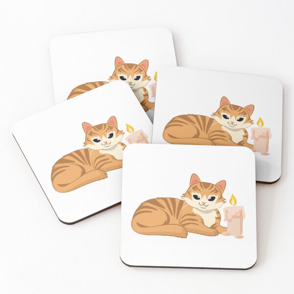 Item preview, Easily Distracted by Cats and Candles designed and sold by Nathalie Aynié.
