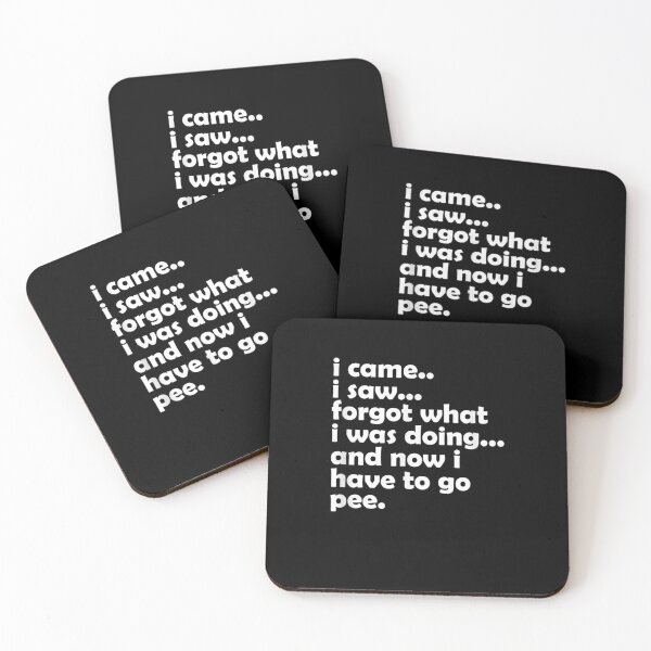 Item preview, I Came I Saw Forgot What I Was Doing Funny Quotes Humor Pun Gift  designed and sold by lindafrances.