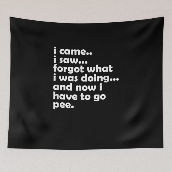 Item preview, I Came I Saw Forgot What I Was Doing Funny Quotes Humor Pun Gift  designed and sold by lindafrances.