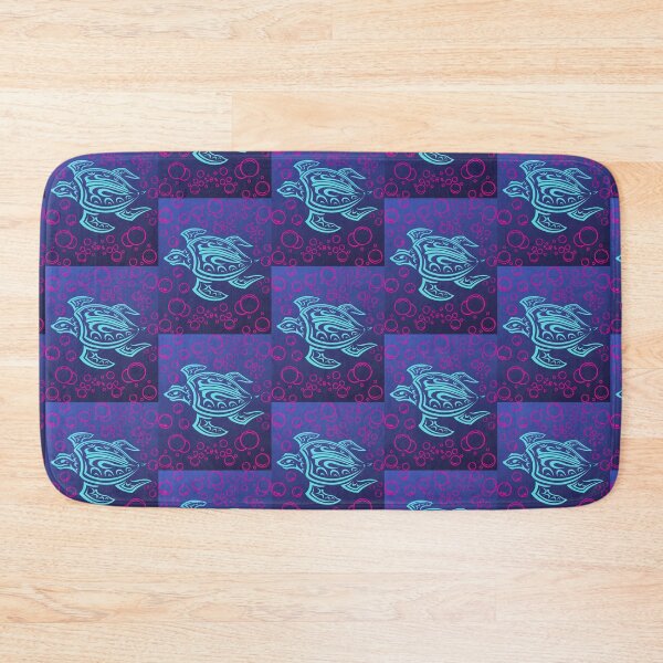 Item preview, Ocean Blue Tribal Hawaiian Sea Turtle designed and sold by WoodburyLake.