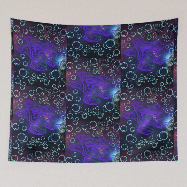 Item preview, Ocean Blue Tribal Hawaiian Sea Turtle designed and sold by WoodburyLake.