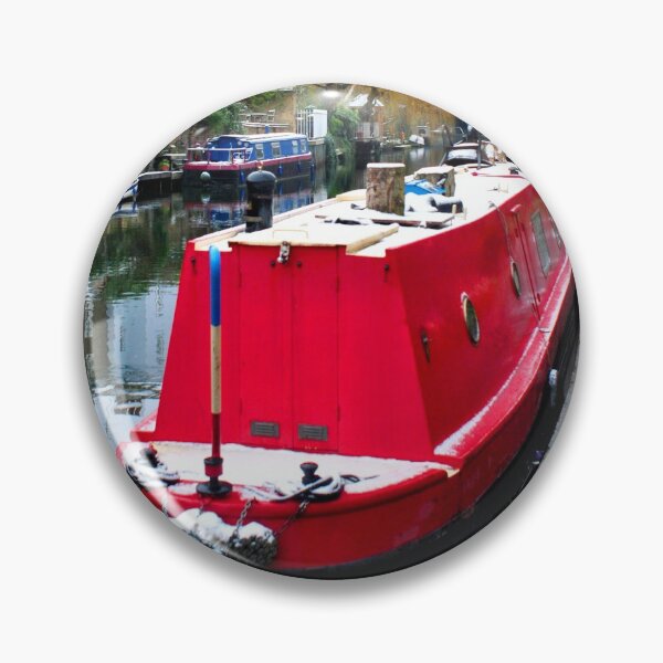 Item preview, Narrow Boats Regent's Canal Camden London designed and sold by AndyEvansPhotos.