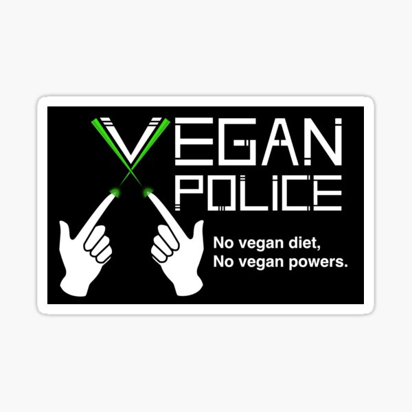 Vegan Police - (Scott Pilgrim Vs. The World) Sticker